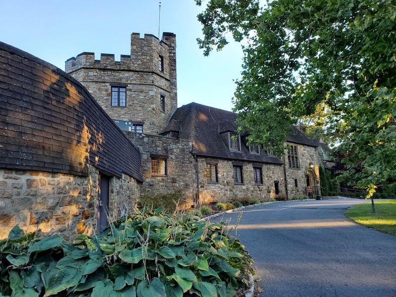 Stone Walls And Tower Details Create A Storybook First Impression