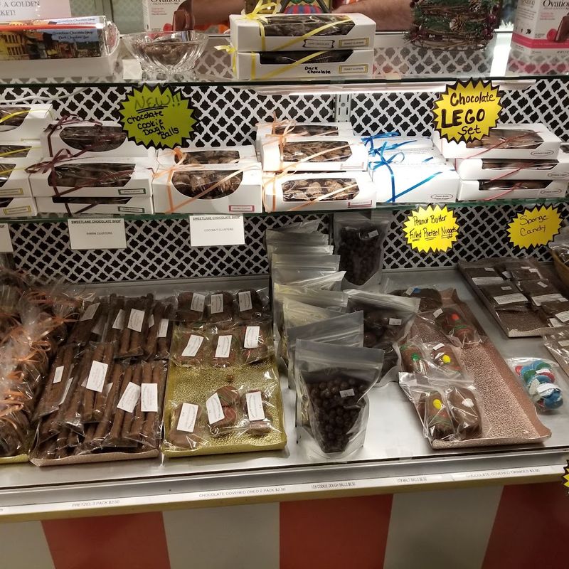 Glass Cases Filled With Classic Childhood Favorites