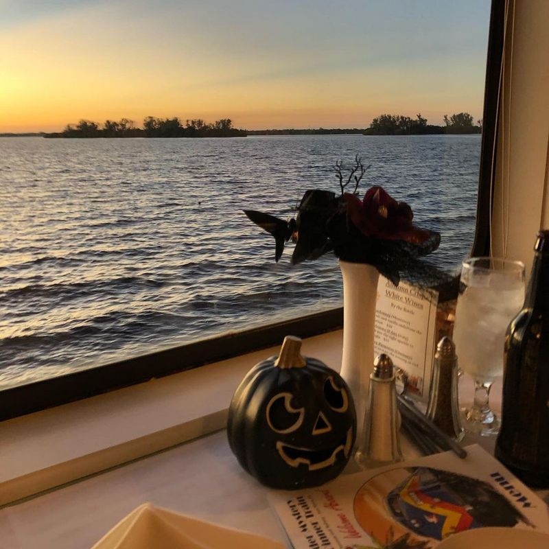 Crossing The Caloosahatchee At Sunset