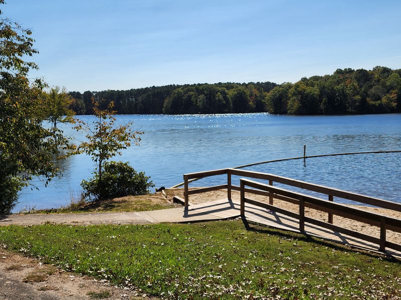 Natchez Trace State Park Beach, Pin Oak Lake