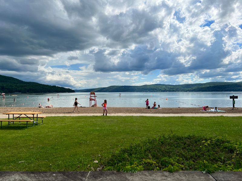Lake George Beach At Glimmerglass State Park (Bonus Nearby Gem)