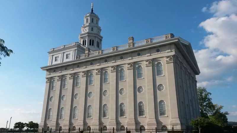 The Landmark Nauvoo Temple Overlooking The River