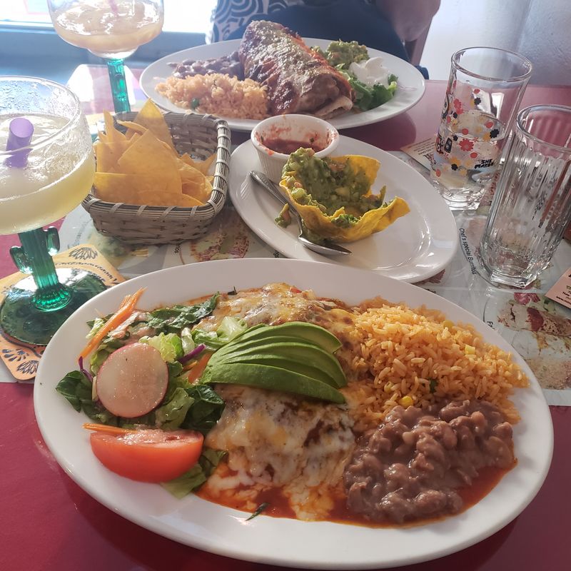 Flat Enchiladas That Reflect Traditional Sonoran Style