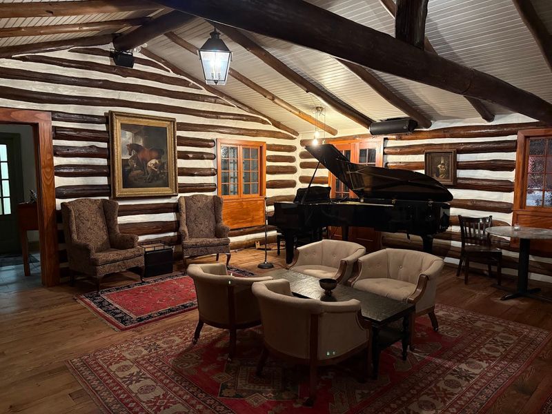 The Rustic Log Cabin Setting Feels Timeless