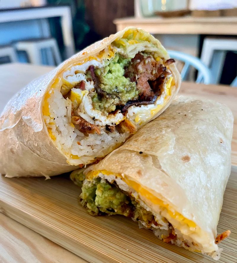 The Breakfast Burrito That Travels Well From Bite To Bite