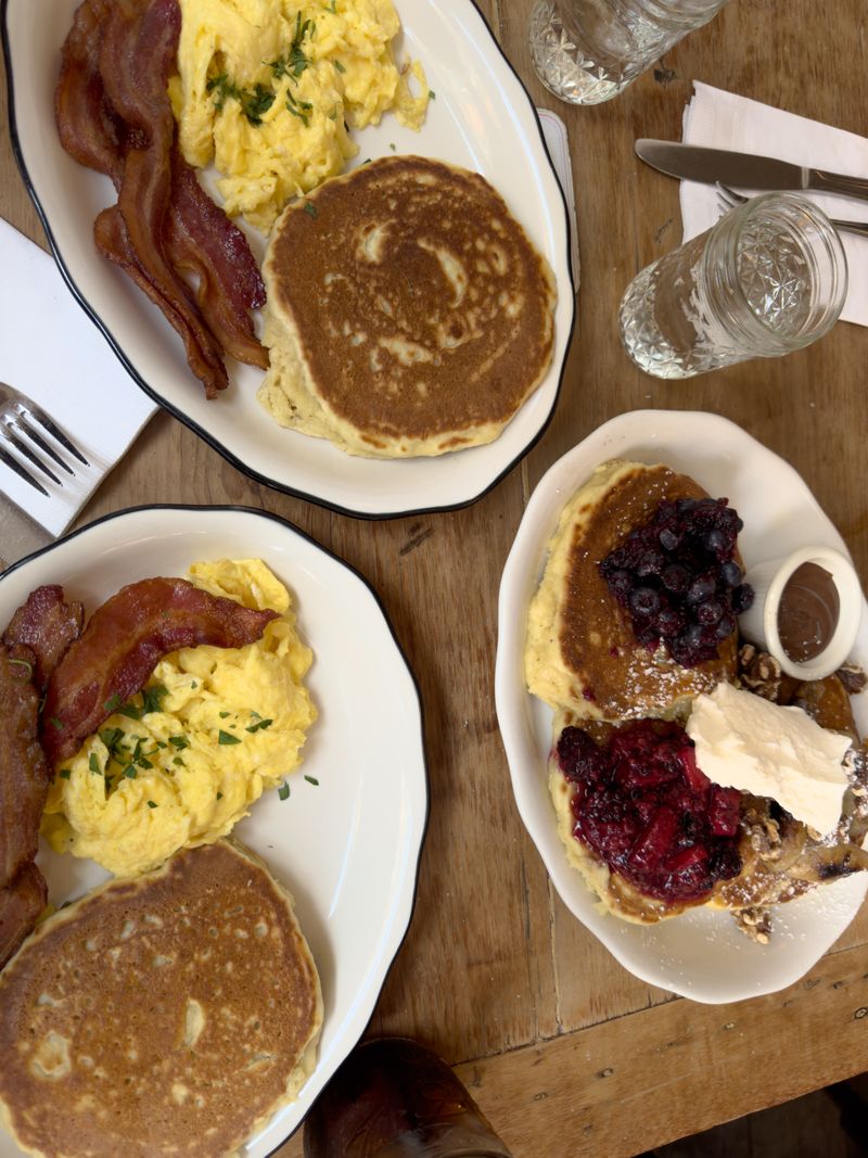 A Breakfast Menu That Supports The Pancake Spotlight