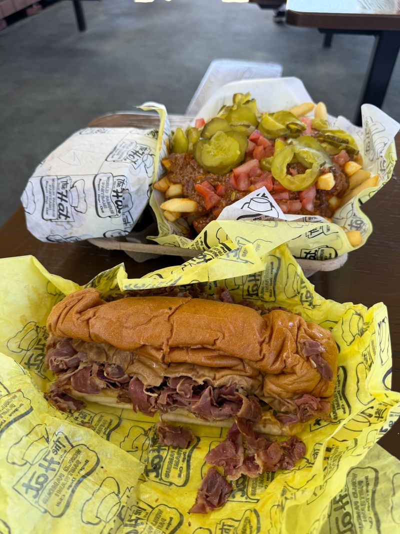 The Fries Are Smothered In Hearty Chili And Melted Cheese