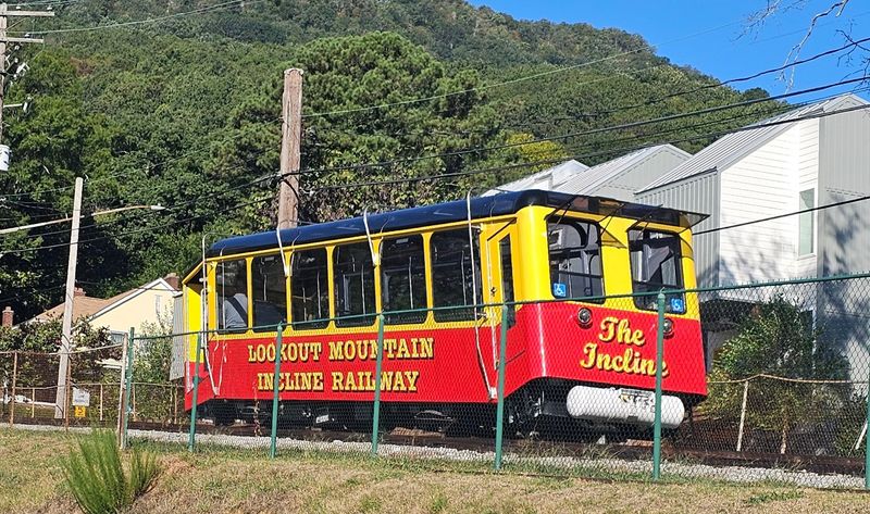 Chattanooga's Incline Railway And Lookout Mountain