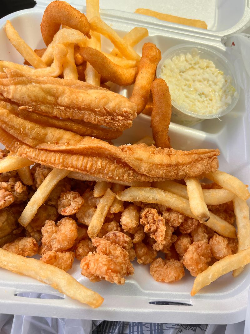 Light, Crispy Batter Keeps The Seafood The Focus