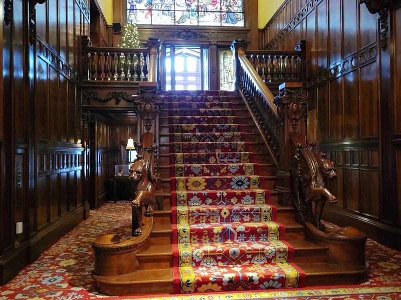 The Grand Staircase Is One Of Its Most Striking Interior Features