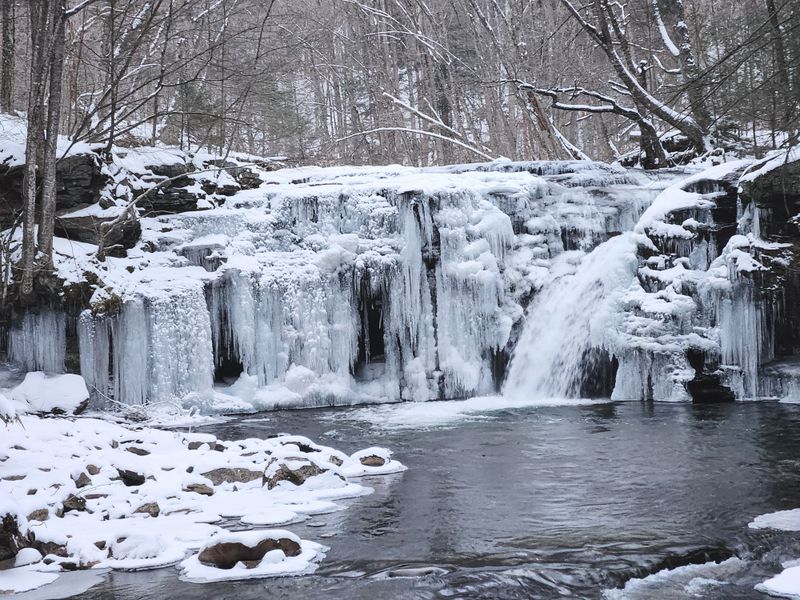Multi-Tiered Cascade Creating A Dramatic Display