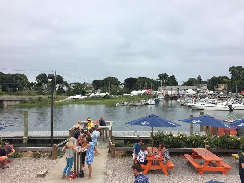 Outdoor Seating With Views Of East Haven's Harbor