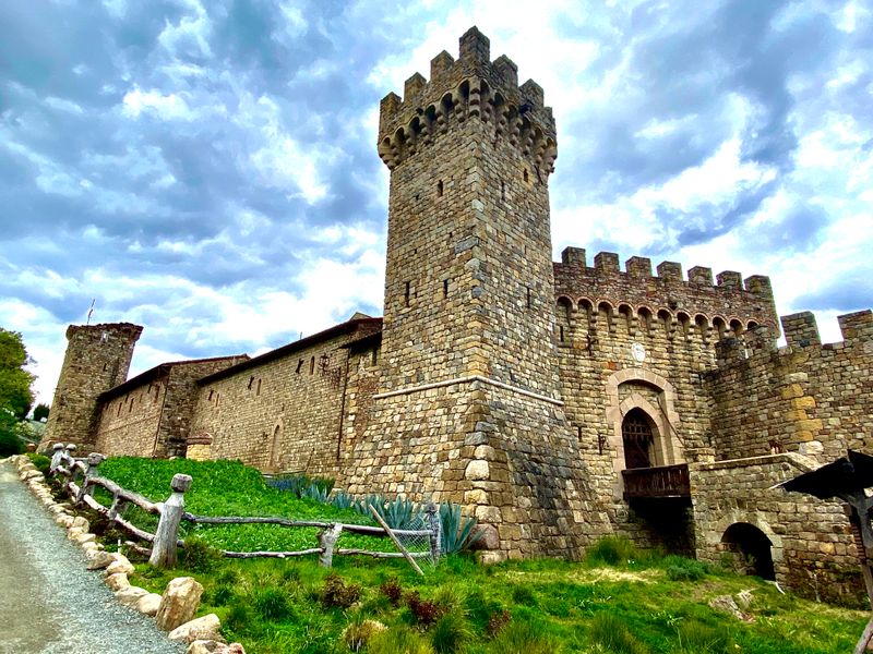A Drawbridge, Towers, And Battlements Create A True Fortress Feel