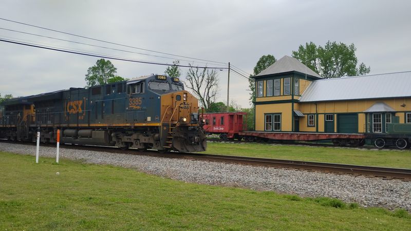 An Active Rail Line That Adds Live Drama To The Visit