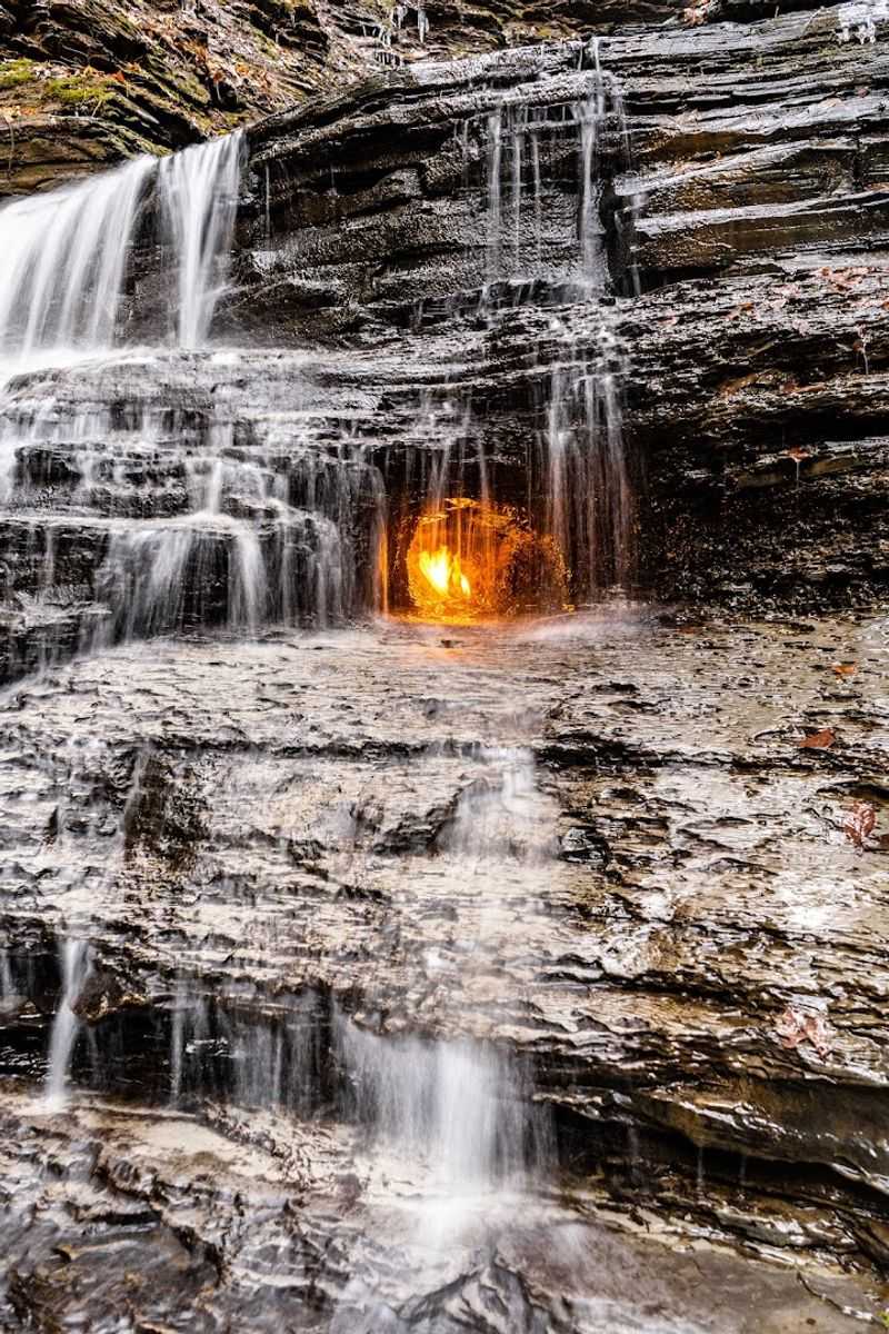 Eternal Flame Falls (Orchard Park, Buffalo Area)
