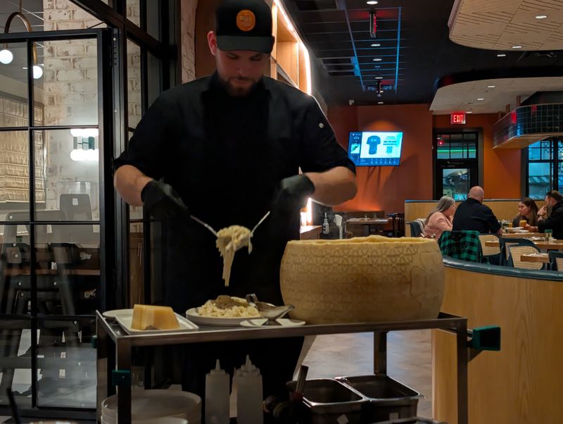 Pasta Wheel And Table-Side Moments
