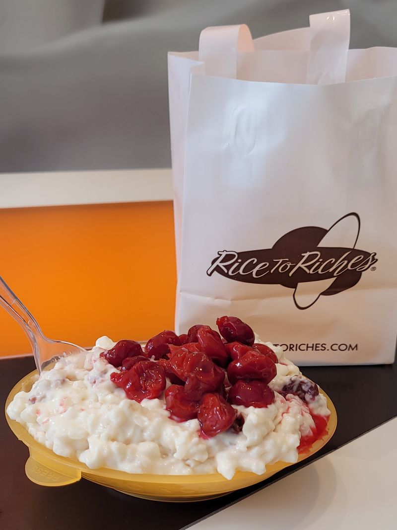 Rice Pudding At Rice To Riches