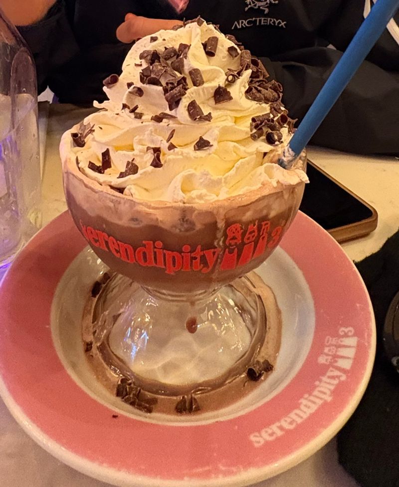 Frrrozen Hot Chocolate At Serendipity 3