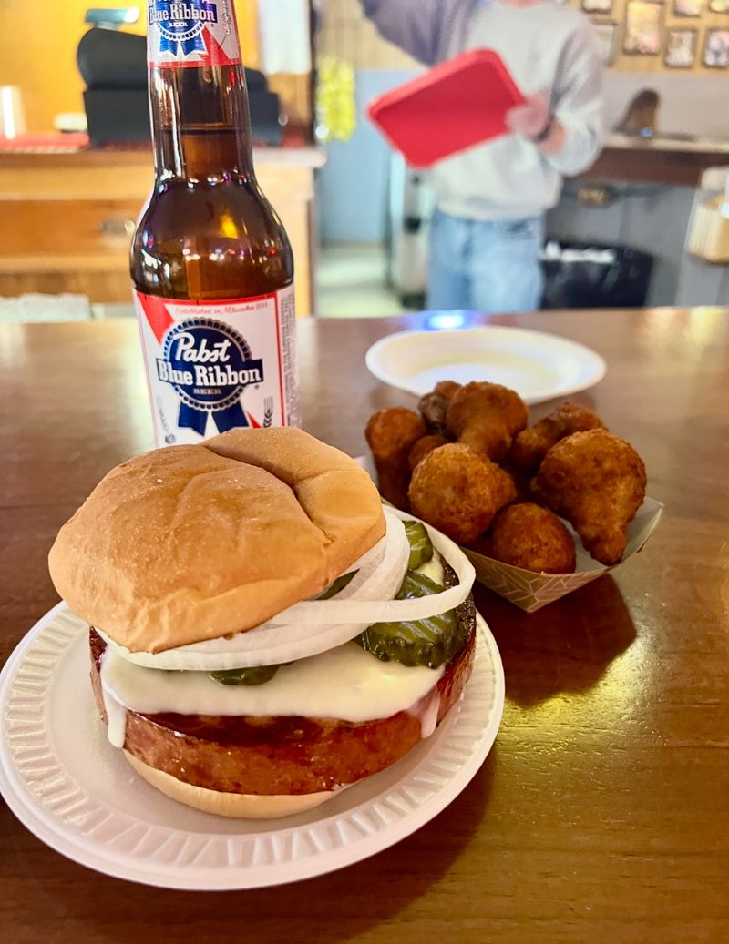 A Classic Fried Bologna Sandwich Is The Star Of The Menu