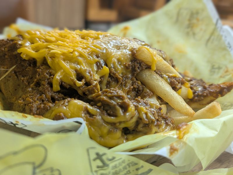 You Can't Talk California Chili Cheese Fries Without The Hat