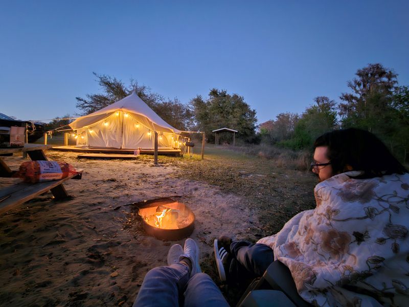 Cabins And Campsites That Keep The Park Peaceful After Dark