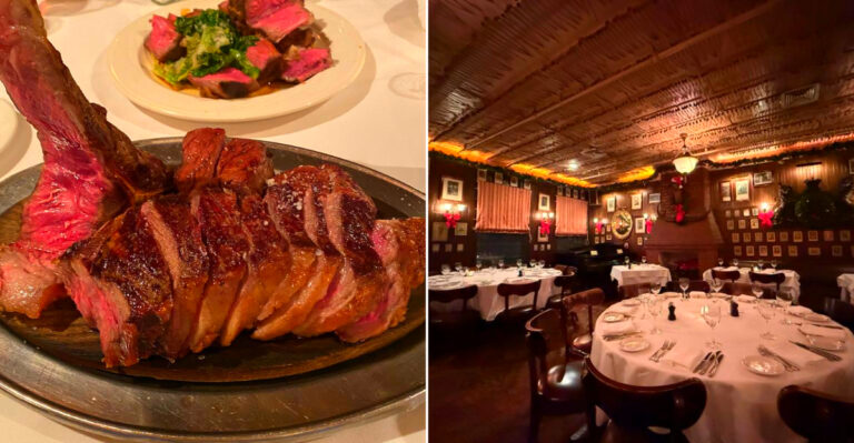 People Drive From All Over New York To This No-Fuss Restaurant For Its Legendary Steaks