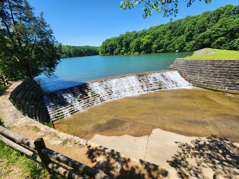 Montgomery Bell State Park Beach, Lake Acorn