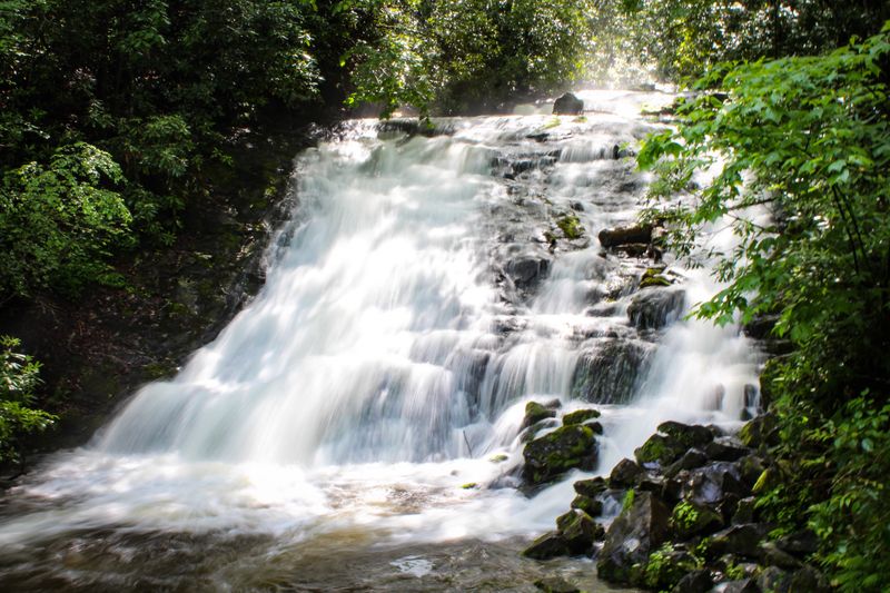 Deep Creek Waterfall Loop Accessed From Tennessee Side