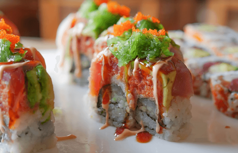 Sushi Made Fresh And Replenished Constantly