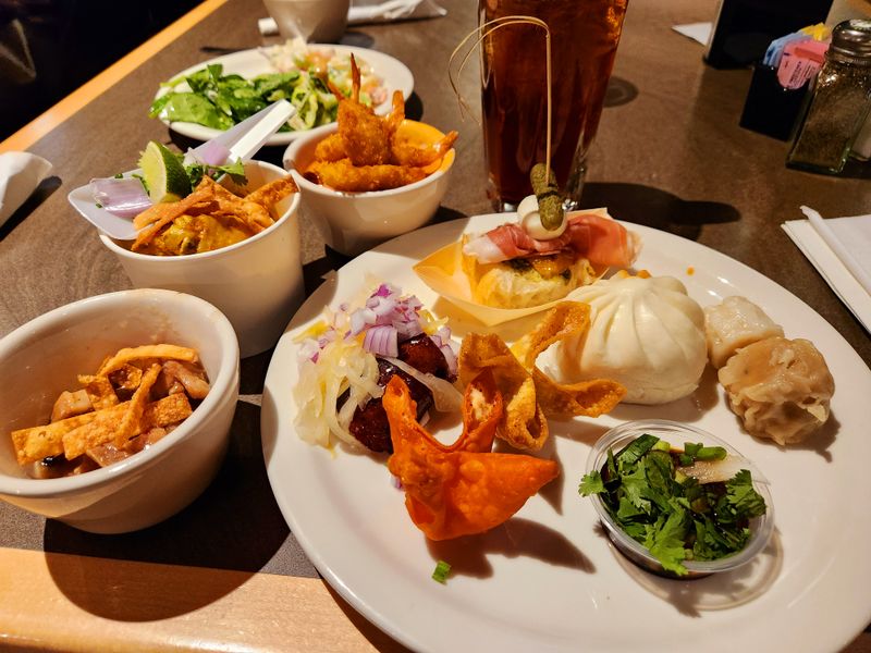 A Mix Of Classic American Dishes And International Flavours