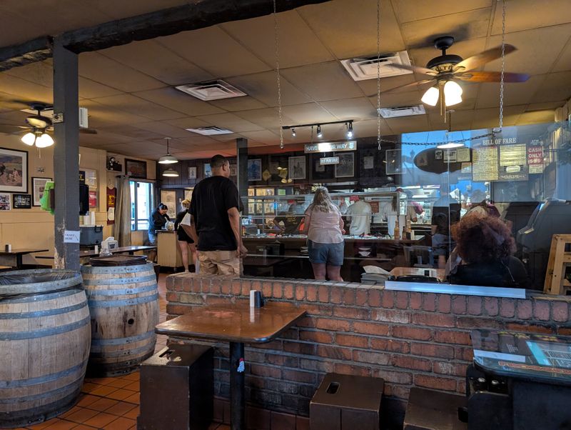 The Restaurant Keeps An Old-School, Rustic Dining Atmosphere