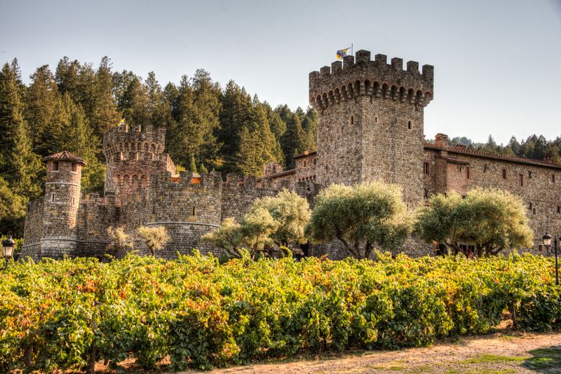 The Setting Among Vineyards Enhances The Illusion