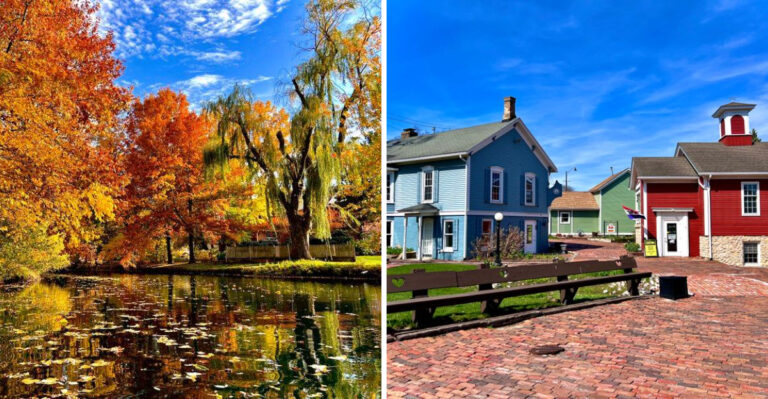 The Illinois Village That Feels Like A Scene From A Vintage Movie