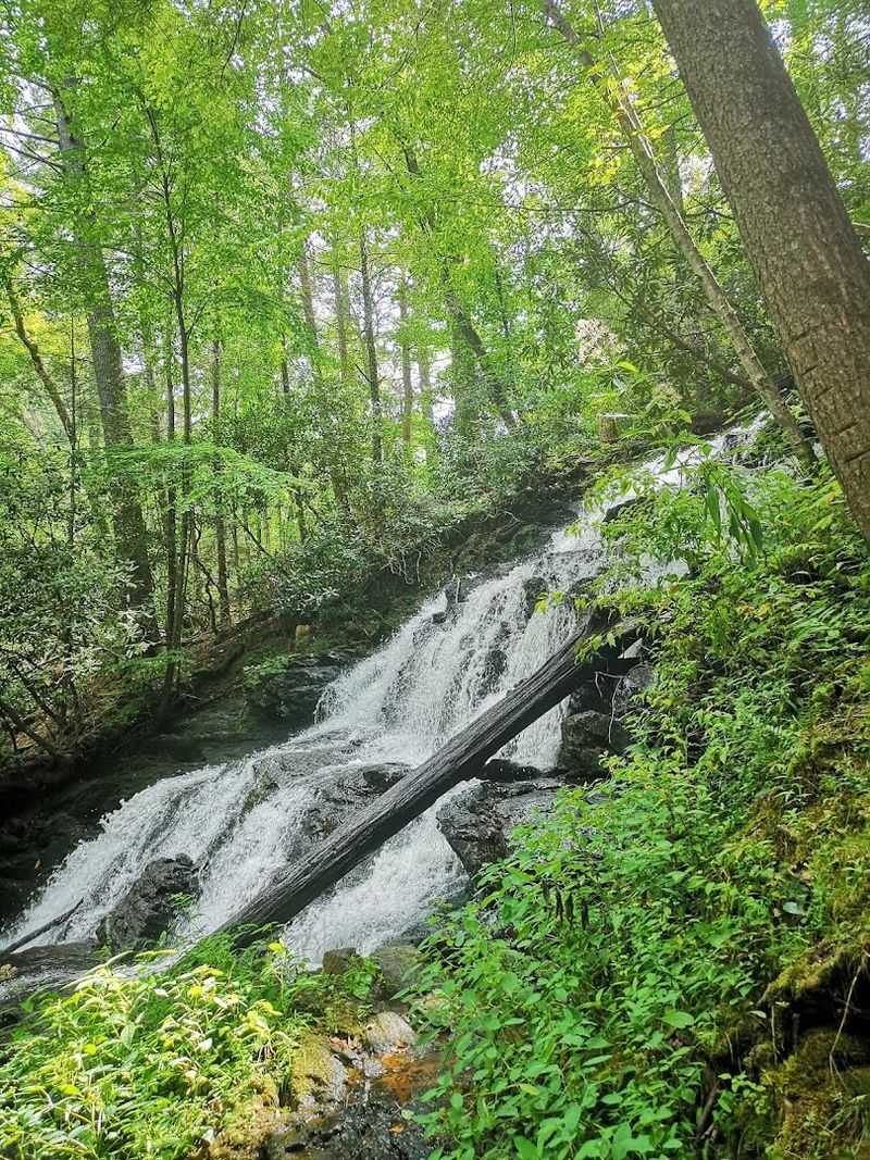 A Waterfall Hidden Below The Dam Adds To The Quiet Atmosphere