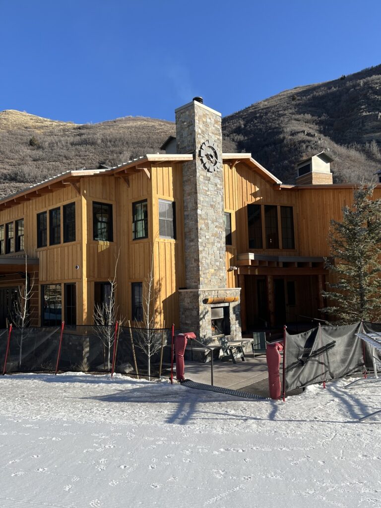 One of Robert Redfords motorcycles on display at the new INN at Sundance UT