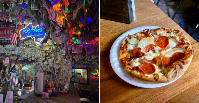 This Florida Restaurant Covered In Dollar Bills Serves Pizza That’s Worth Every Bite