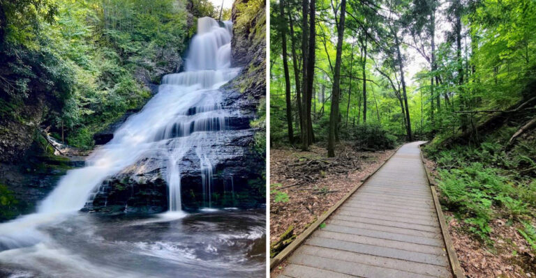 This Giant Pennsylvania Waterfall Is The Most Peaceful Place You’ll Visit All Year
