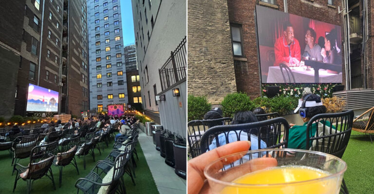 This New York Rooftop Cinema Lets You Watch Films Beneath The City’s Twinkling Skyline