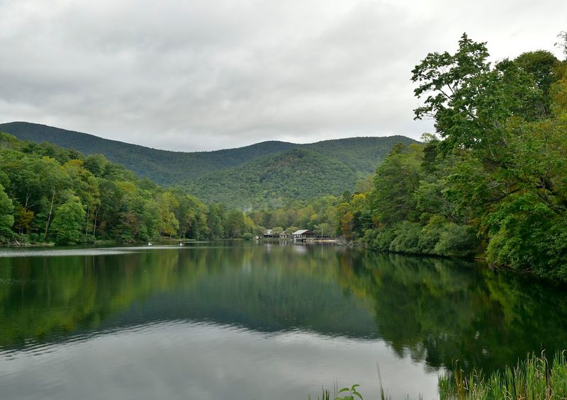 The Lake Sits At Nearly 2,500 Feet In The North Georgia Mountains