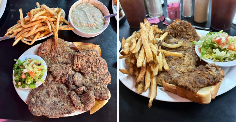 This Small-Town Texas Diner Is Known For A Chicken-Fried Steak That’s Absolutely Massive