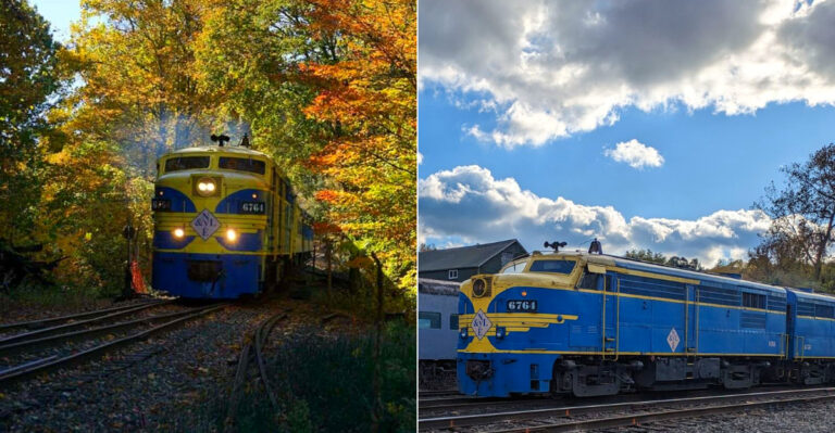 This Vintage Train In New York Feels Like It Belongs In An Agatha Christie Story