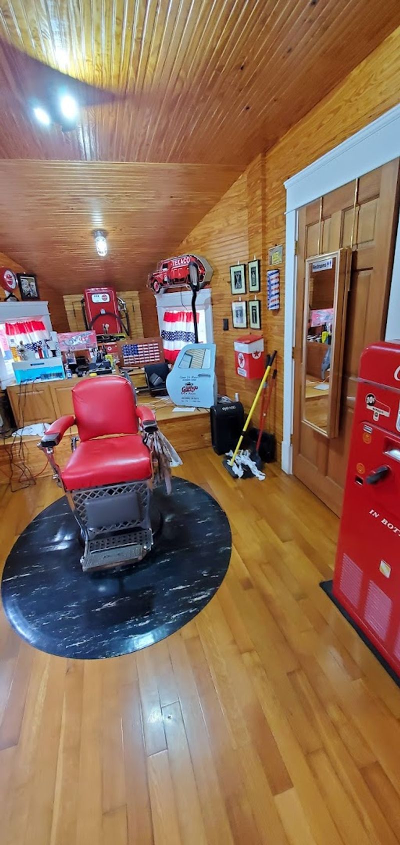The Barbershop Inside The Airplane Body