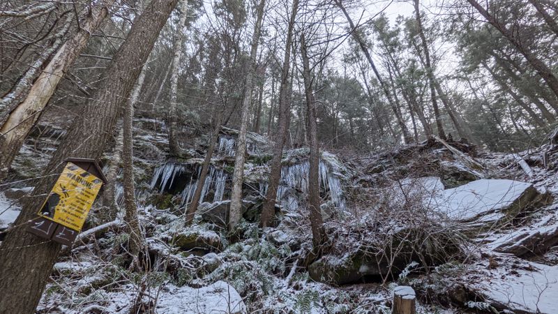Winter Weather And The Ridge Above Haines Falls
