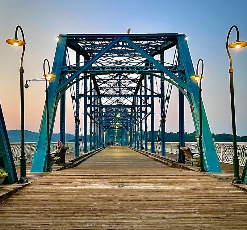 Walk Across The Walnut Street Bridge, Chattanooga