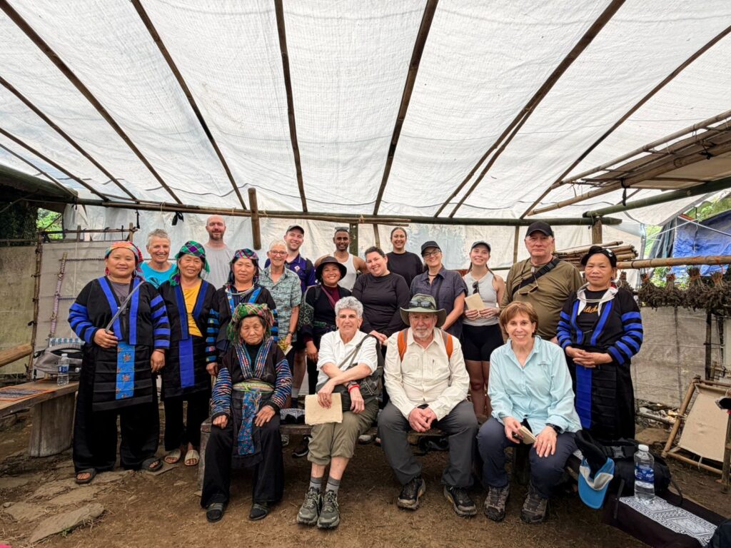 Team Rocky with the Bamboo paper ladies (photo by CEO Rocky)