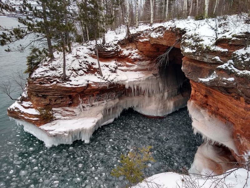 Winter Turns The Caves Into A Frozen Wonderland