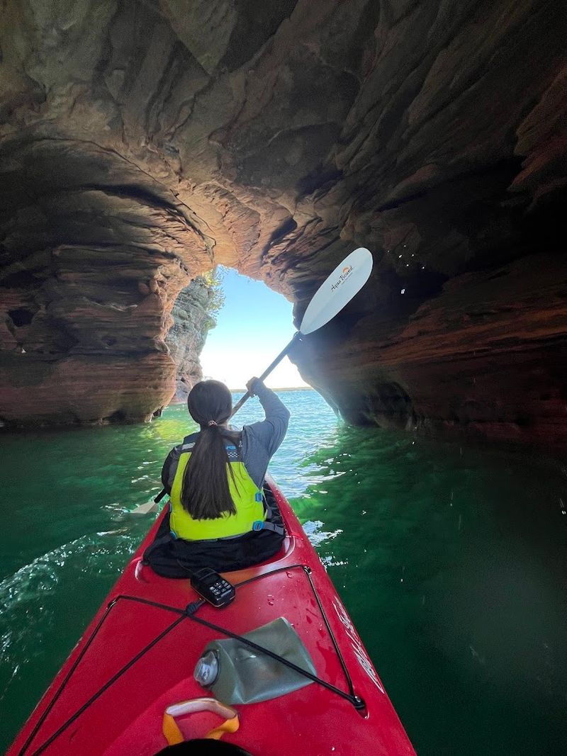 Sea Caves Large Enough To Explore By Kayak