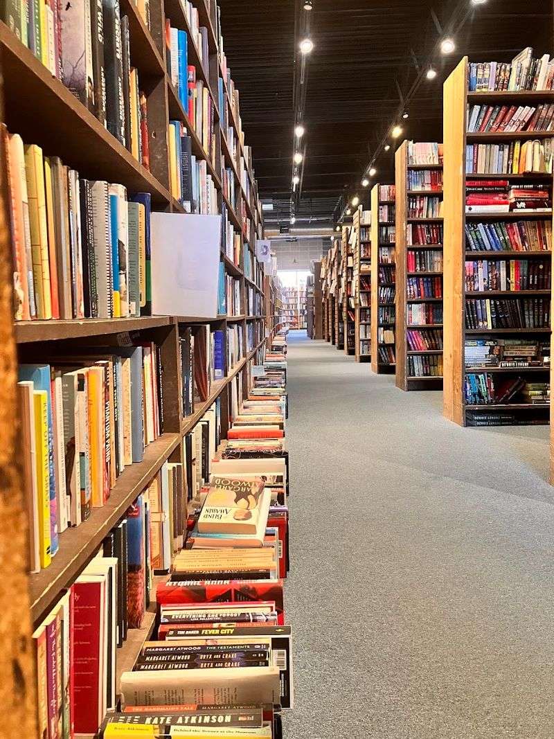Rows Of Shelves Made For Long Browsing
