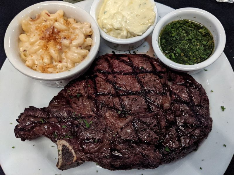 Perfectly Cooked Steaks Served With Traditional Sides