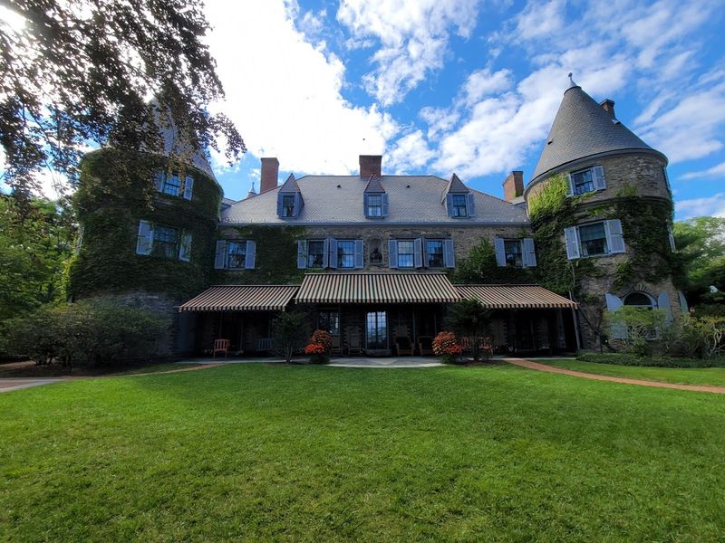 Beautiful Terraces And Gardens Surrounding The Estate